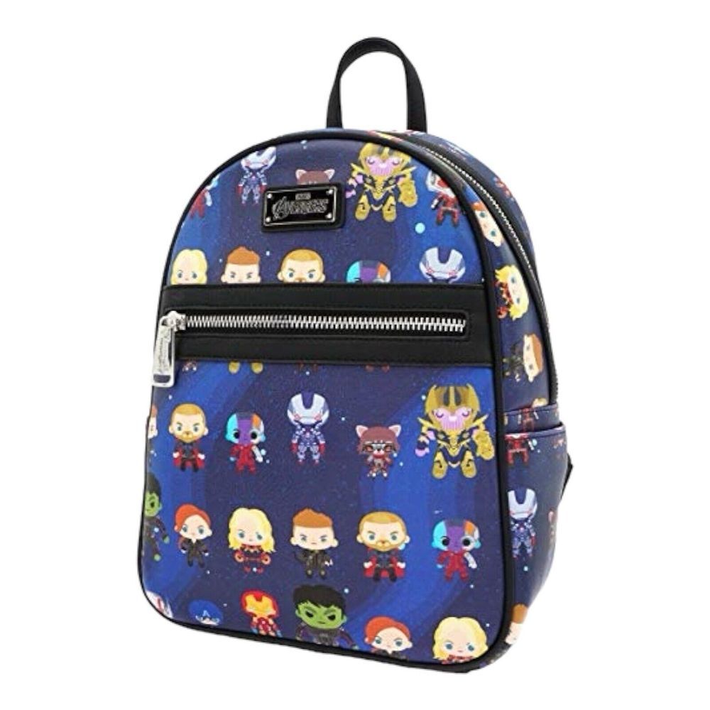 Loungefly Marvel Avengers Iron Gauntlet Infinity Saga Hero Mini Mochila, Rojo -, Bolso De Hombro